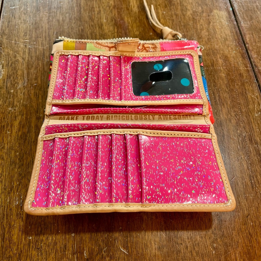 Consuela Multicolor Floral Wallet - Picture 4 of 10